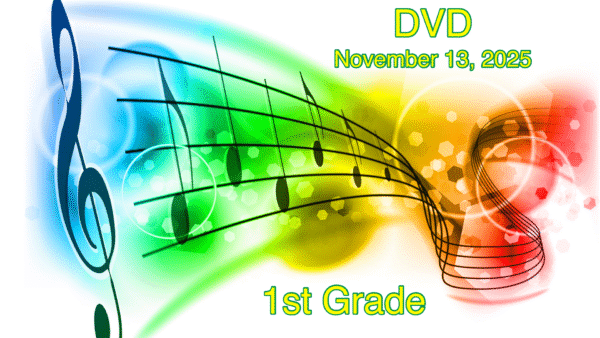 DVD - 1st Grade Music Program (2025)